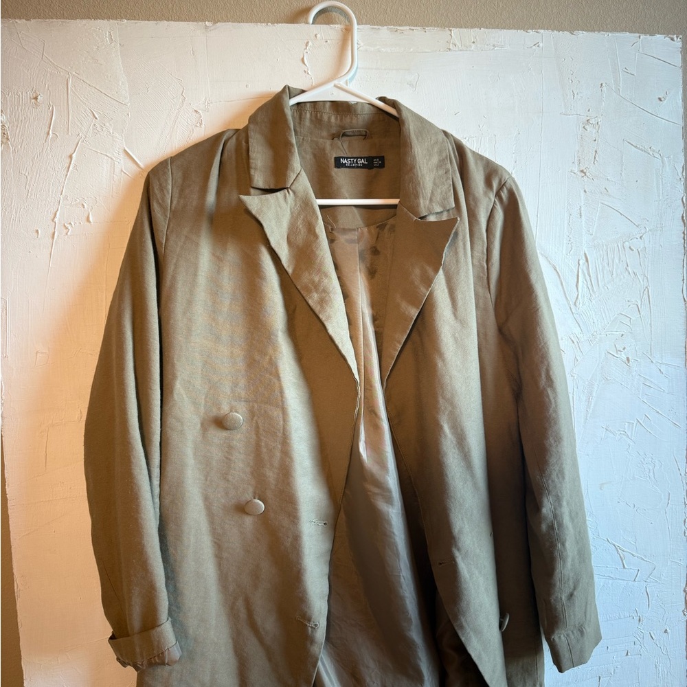 Nasty Gal Tan Blazer